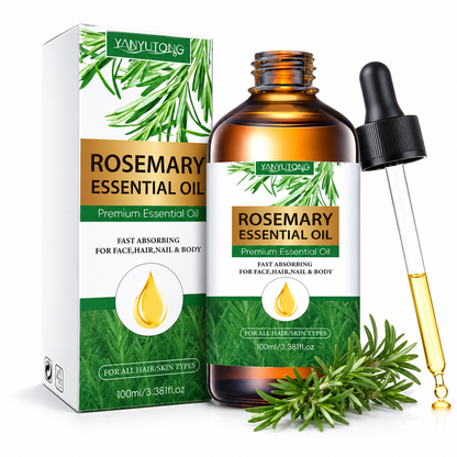 Natural Rosemary Essential Oil 100ml – For Men & Women
